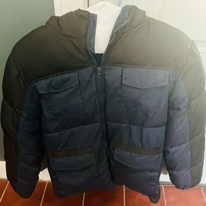 Navy youth boy winter jacket 14-16